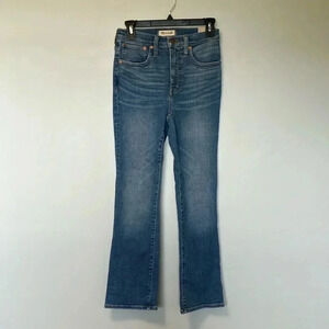 NWT Madewell Cali Demi-Boot Jeans  size 24